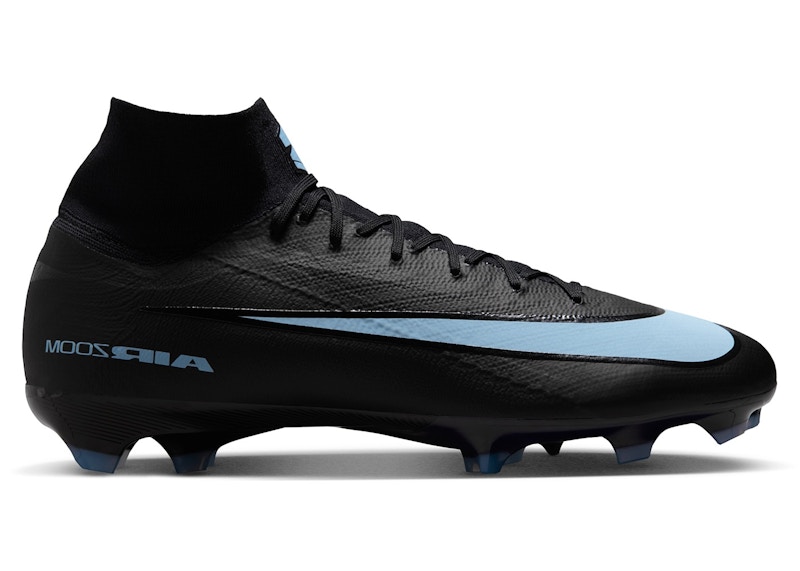 Pre-owned Nike Men's Mercurial Superfly 10 Pro Fg Shadow Pack Sneakers In Black/ice Blue In Multi