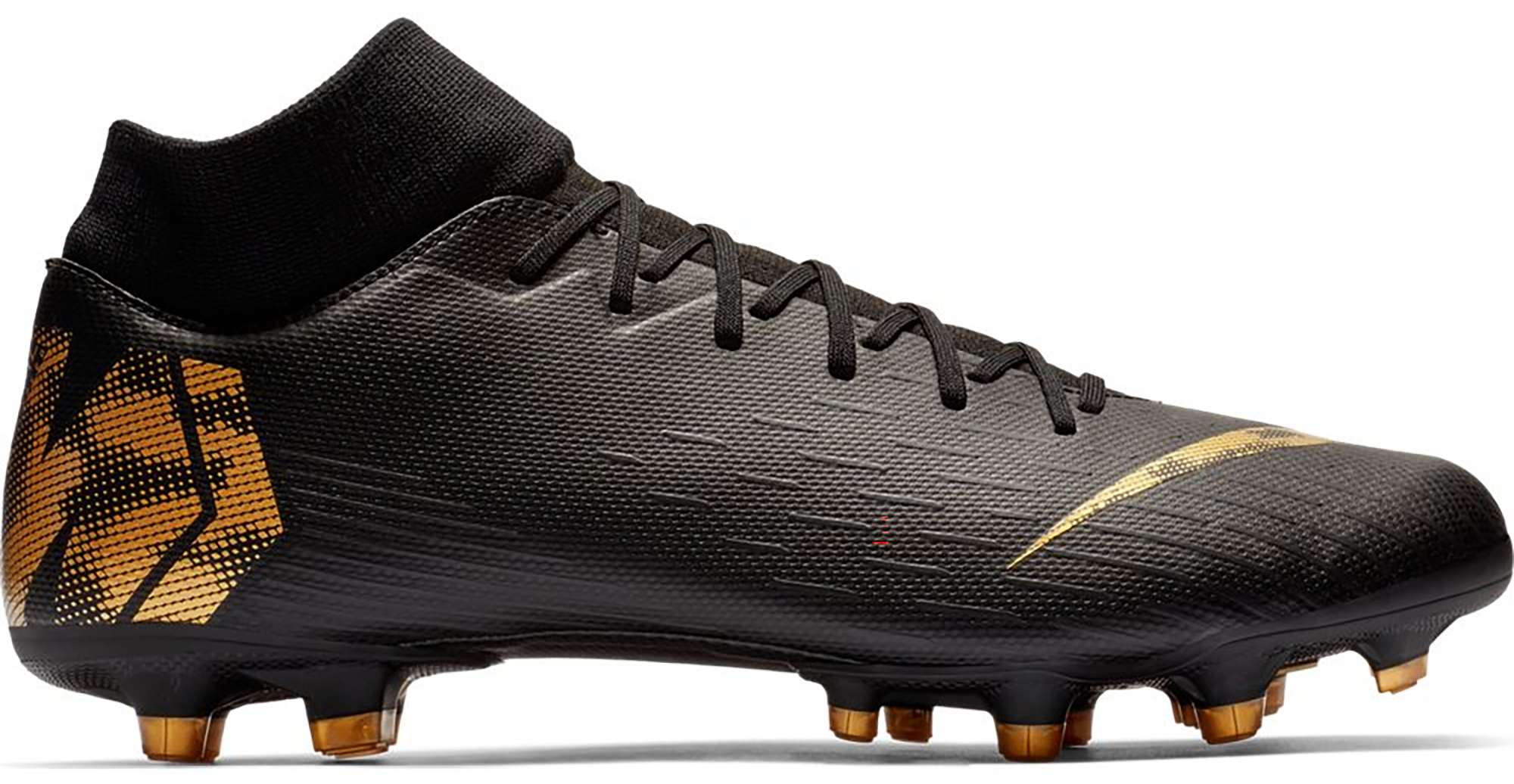nike superfly black and gold