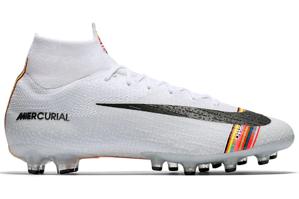 Nike Mercurial Superfly 6 Elite AG Pro White Black