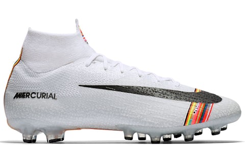 Nike Mercurial Superfly 6 Elite AG Pro White Black Men s AJ3546 109 US