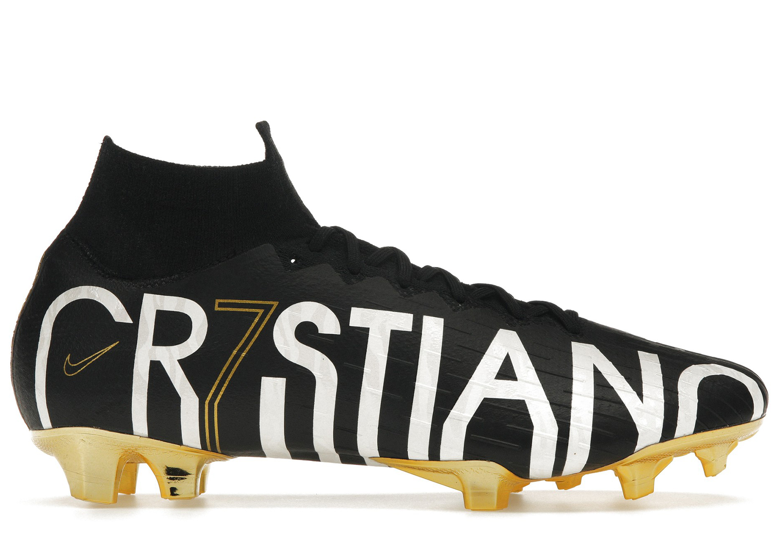 Nike cr7 black football hot sale boots