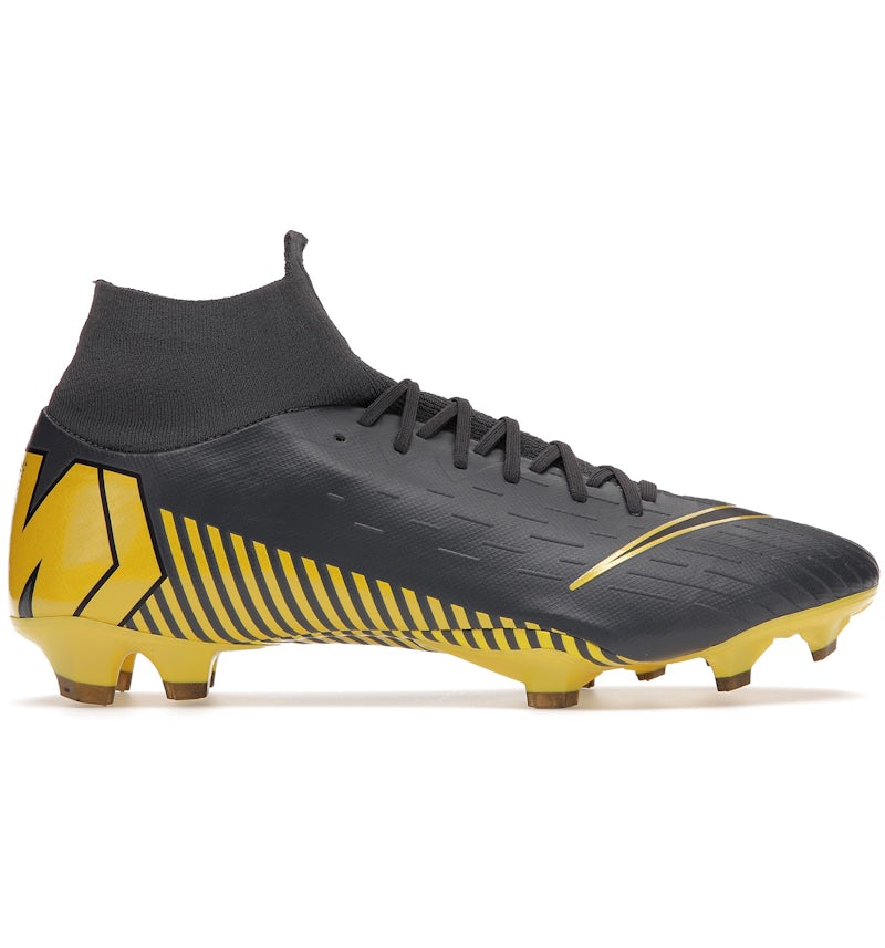 Nike Mercurial Superfly Pro FG Grey Opti Yellow Men's AH7368