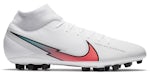 Nike Mercurial Superfly 7 Academy AG Weiß Flash Purpurrot