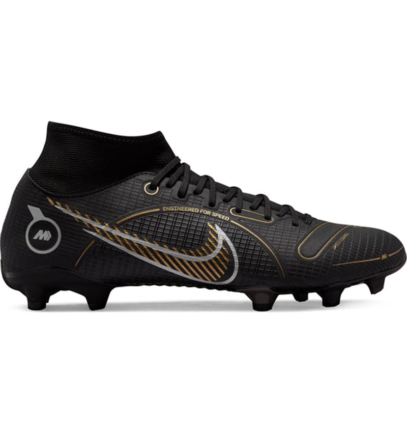 Nike Mercurial Superfly Academy FG/MG Black Metallic Gold Men's