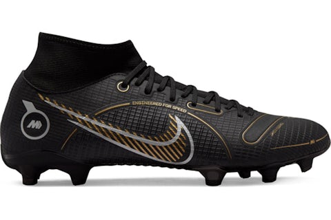 Nike Mercurial Superfly Academy FG/MG Black Metallic Gold Men's