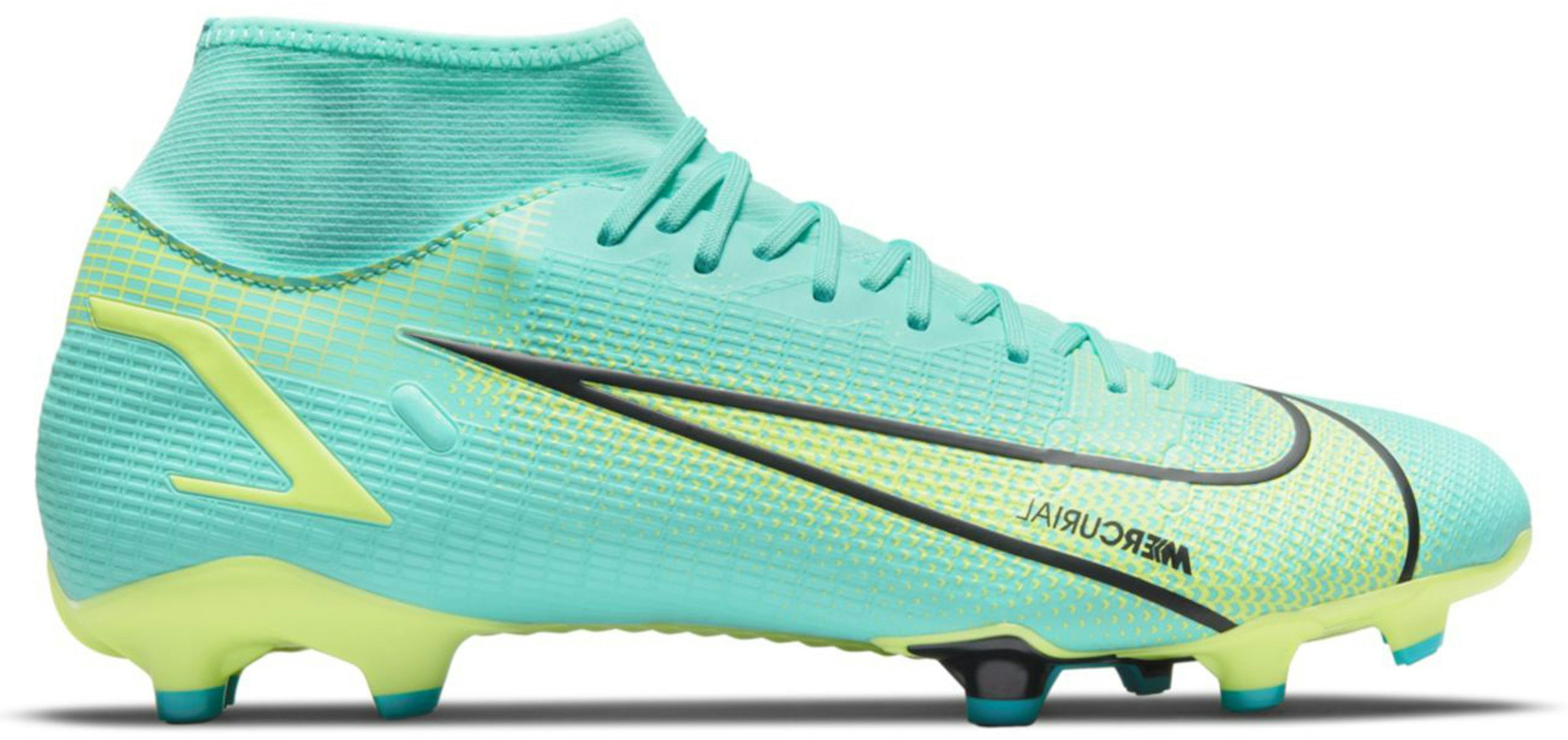 Nike Mercurial Superfly 8 MG Dynamic Turquoise Lime Glow Men's - - US