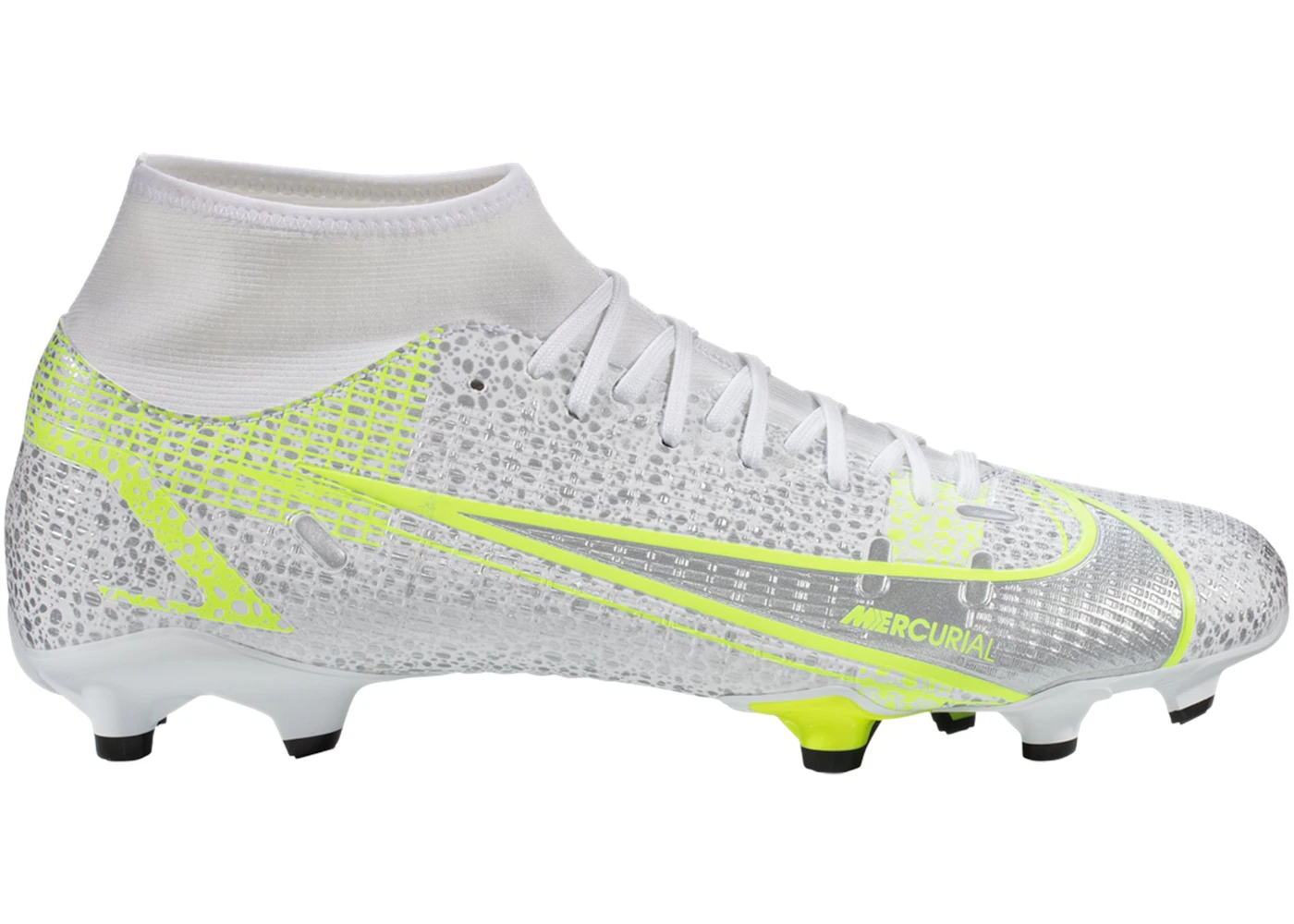 Nike Mercurial Superfly 8 Academy MG Metallic Silver Volt Men's - CV0843-107 - US