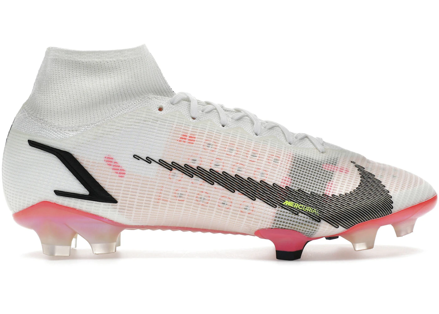 Nike Mercurial Superfly Elite FG Blanco Rosa Explosión Hombre