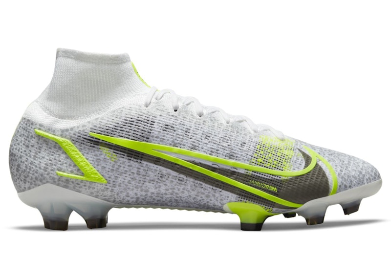 Nike Mercurial Superfly 8 Elite FG White Volt