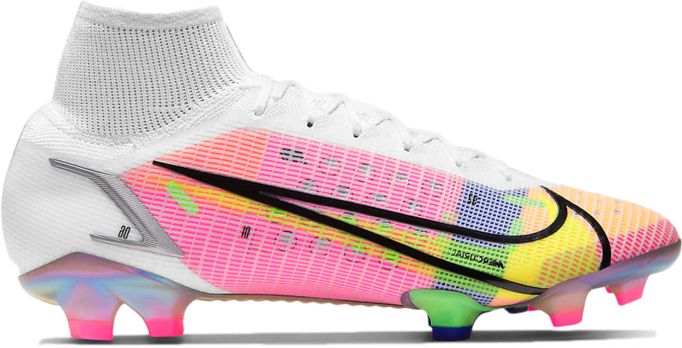 Nike Mercurial Superfly 8 FG White Multicolor - US