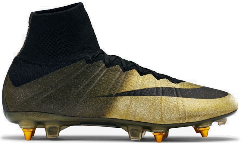 cr7 football boots gold