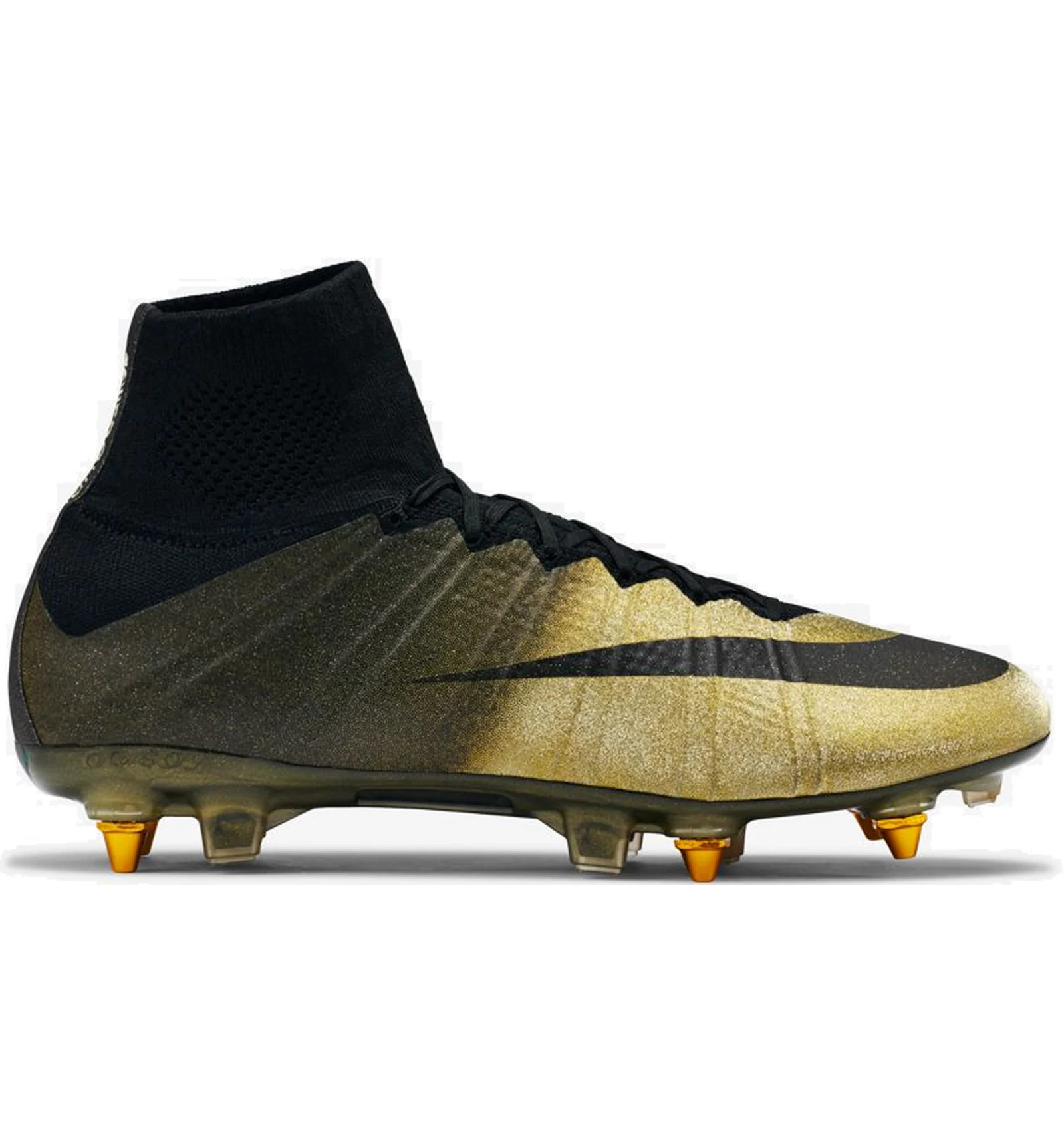 Cr7 cleats gold and white hotsell