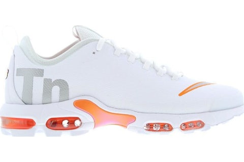 Nike Mercurial TN White Silver Orange Homme Style AQ0242 100 FR