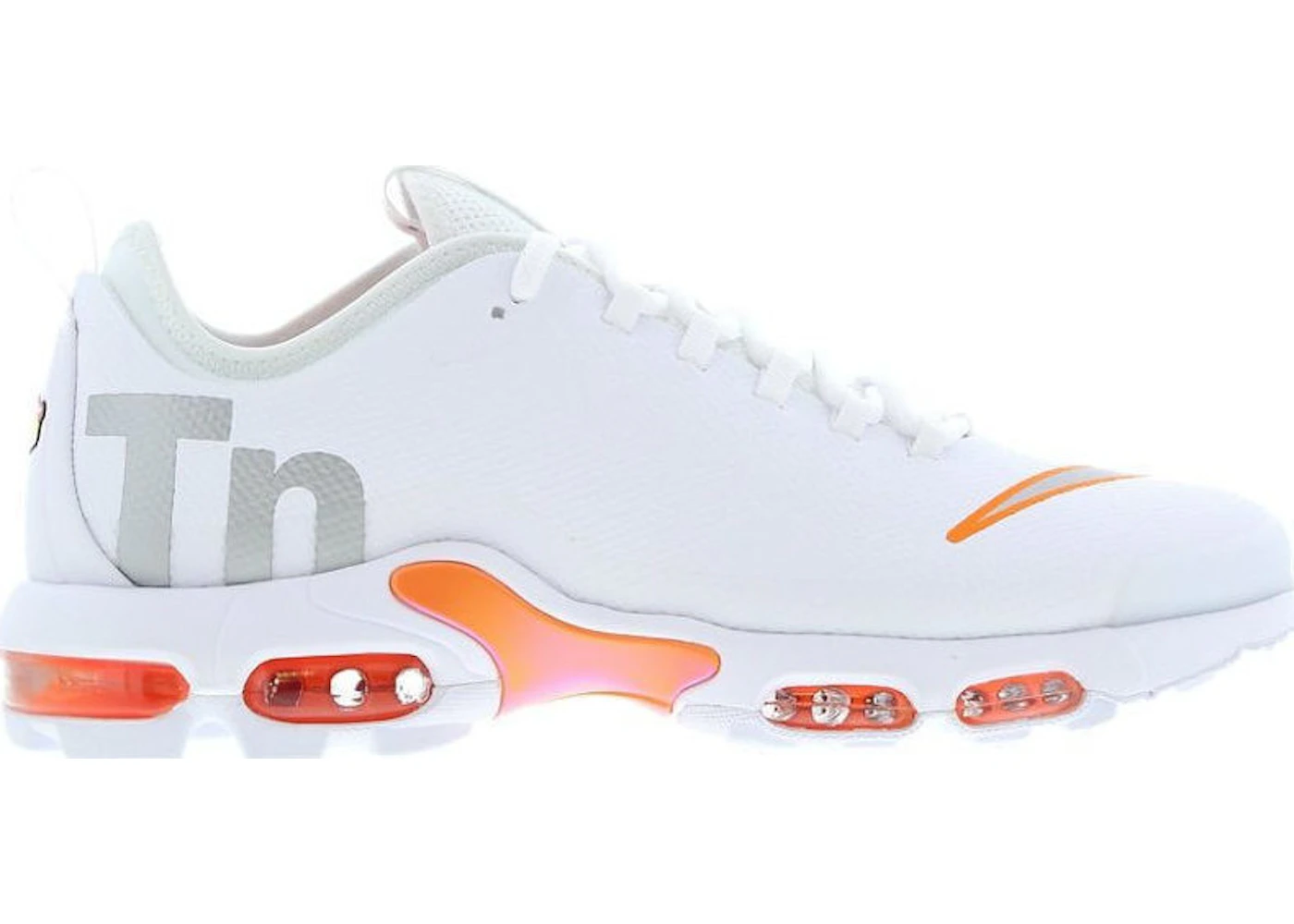 Nike Mercurial TN White Silver Orange Hombre AQ0242 100 MX
