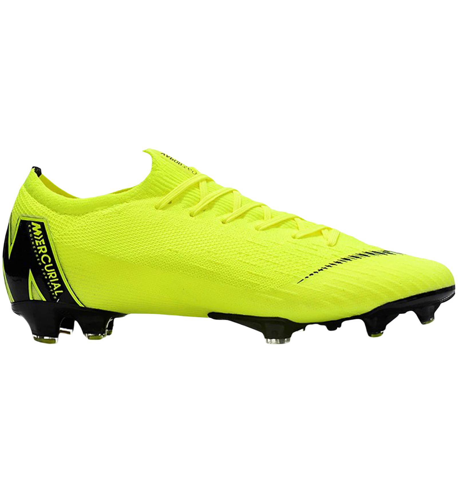 Nike Mercurial Vapor 12 Elite FG Volt Black - AH7380-702 - US