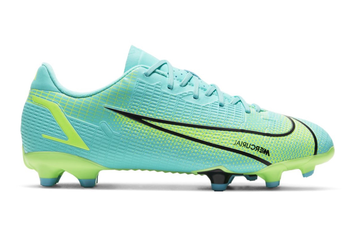 Pre-owned Nike Mercurial Vapor 14 Academy Fg Mg Dynamic Turquoise Lime Glow (gs) In Dynamic Turquoise/lime Glow