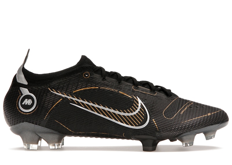 Nike mercurial vapor black on sale gold