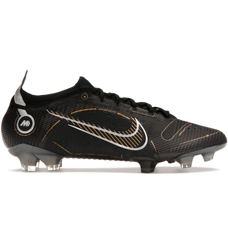 Nike Mercurial Vapor 14 Elite FG Negro Plateado Metálico Cave