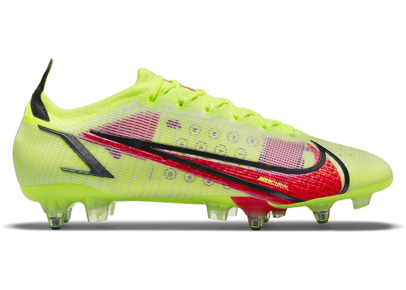 Nike Mercurial Vapor 14 Elite SG-Pro AC Volt Black Bright Crimson Men's - CV0988-761 - US