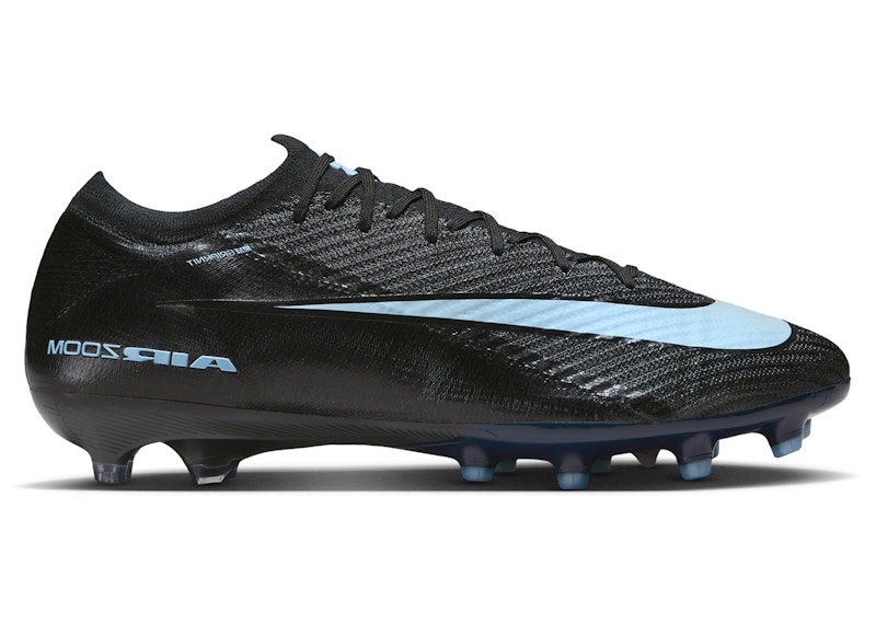 Pre-owned Nike Men's  Mercurial Vapor 16 Elite Ag Shadow Pack Sneakers In Black/ice Blue In Multi