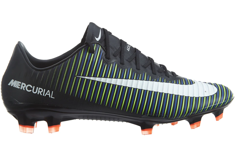 Nike Mercurial Vapor Xi Fg Black White-Electric Green - 831958-013