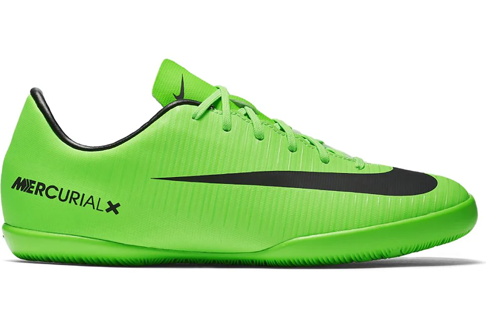 Nike MercurialX Vapor 11 IC Electric Green GS Kids 831947 303