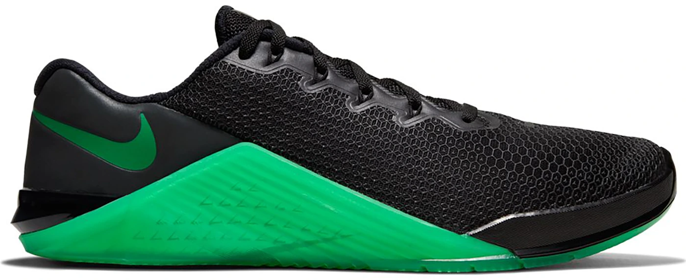 Nike Metcon 5 Black Lucky Green Men's - CT2566-033 US