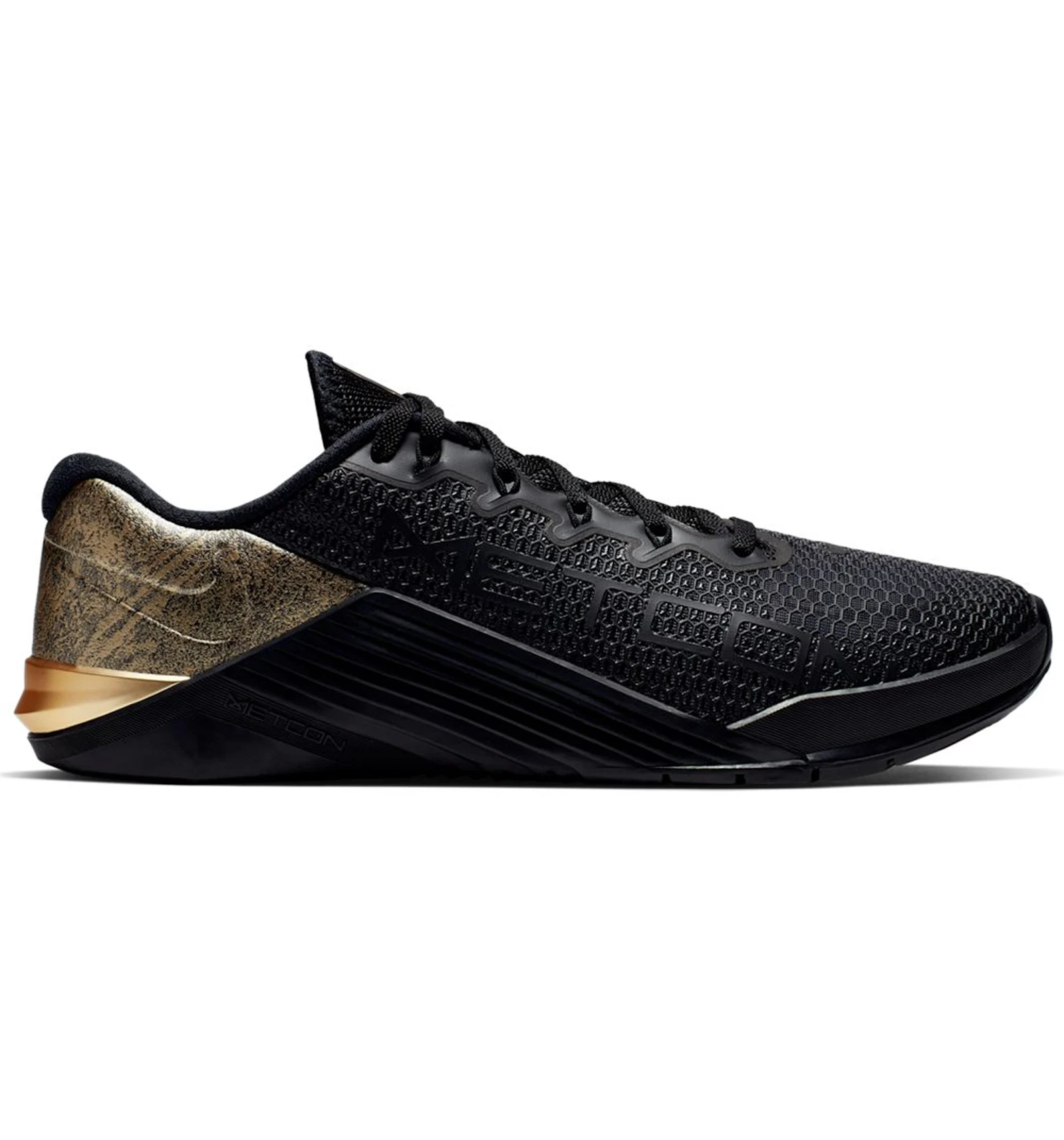 Nike metcon 5 black and deals gold