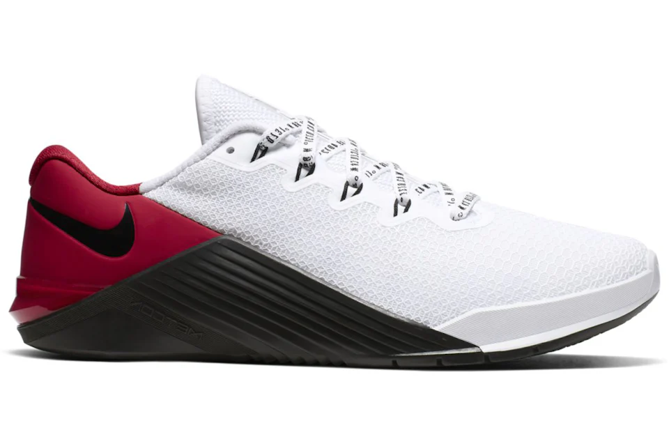 Nike Metcon 5 White University Red Men's - CW0526-106 - US