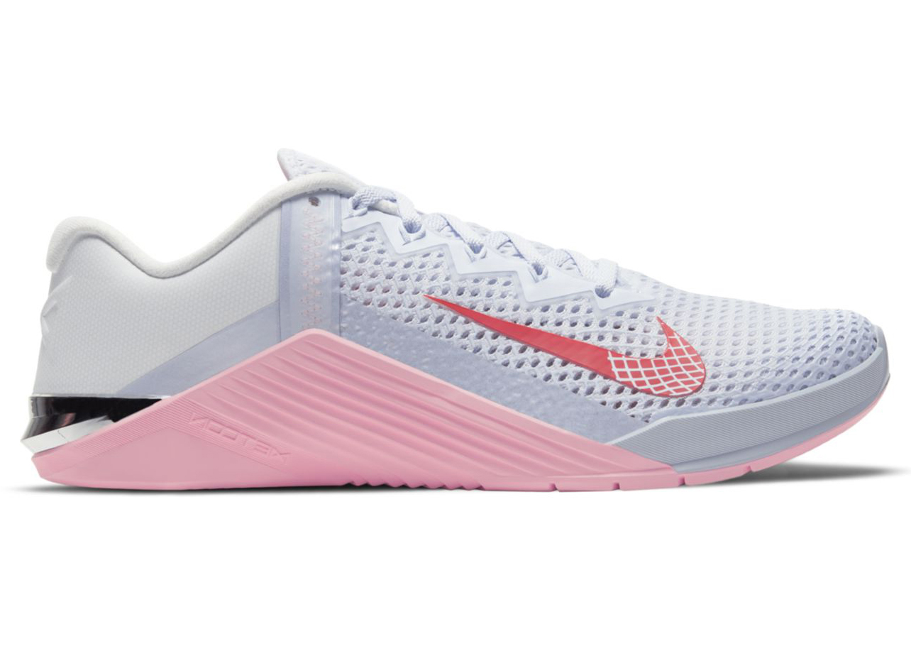 nike metcon grey and pink