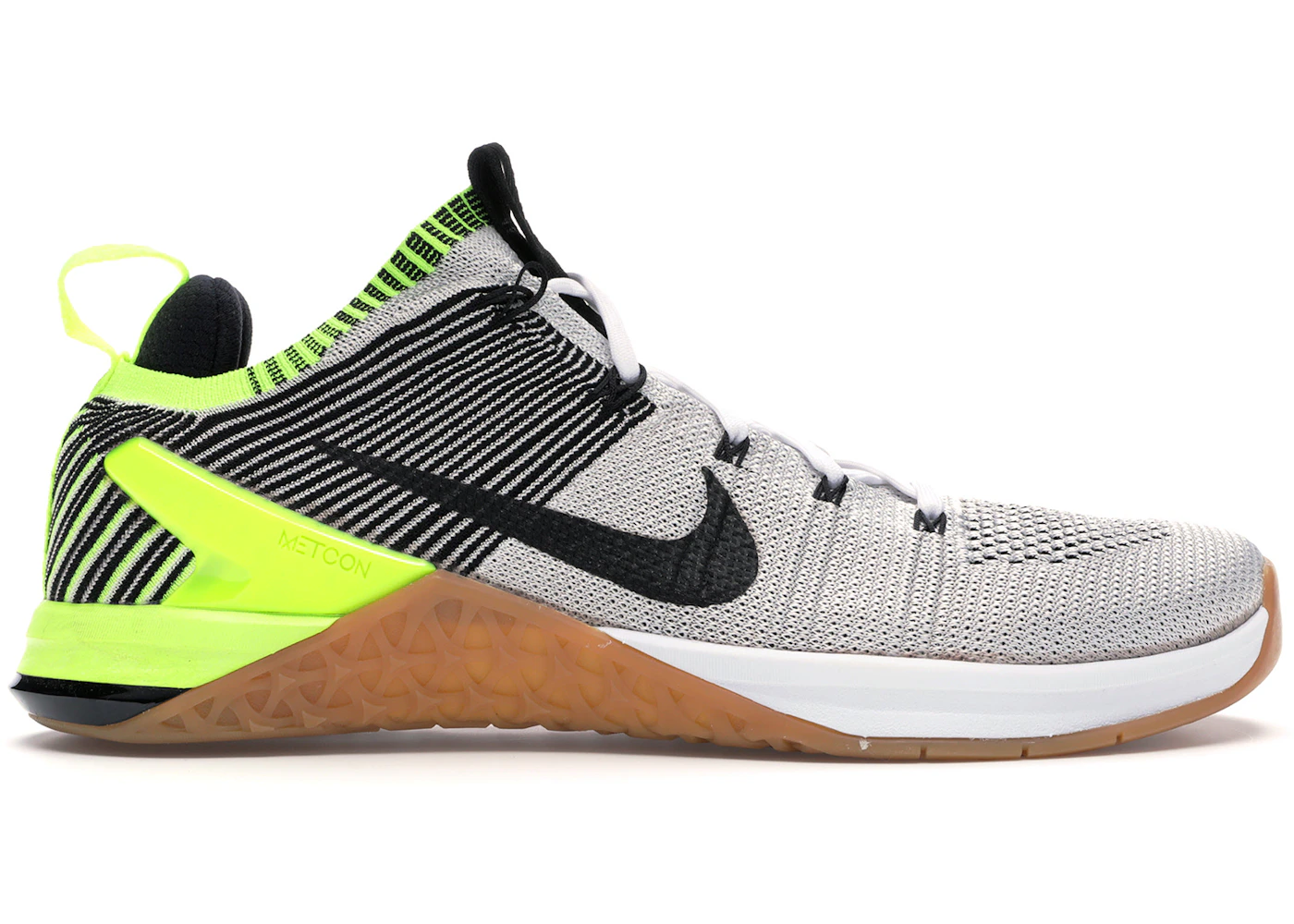 Nike Metcon DSX Flyknit 2 White Black Volt Gum Men's - 924423-107 - US