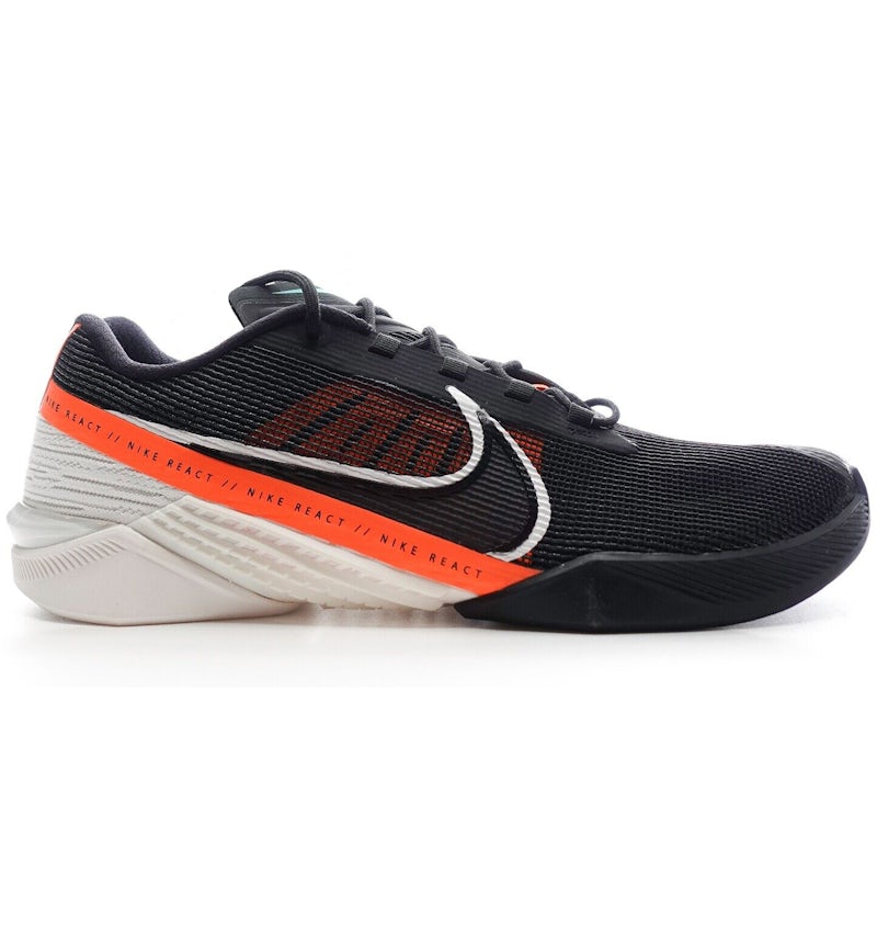 React Turbo Mens Nike React Metcon Nike Metcon Turbo React Black Total Orange Men's CT1243-083 US
