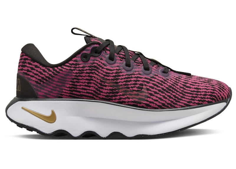 Nike Motiva Black Metallic Gold White Fireberry (Women's)
