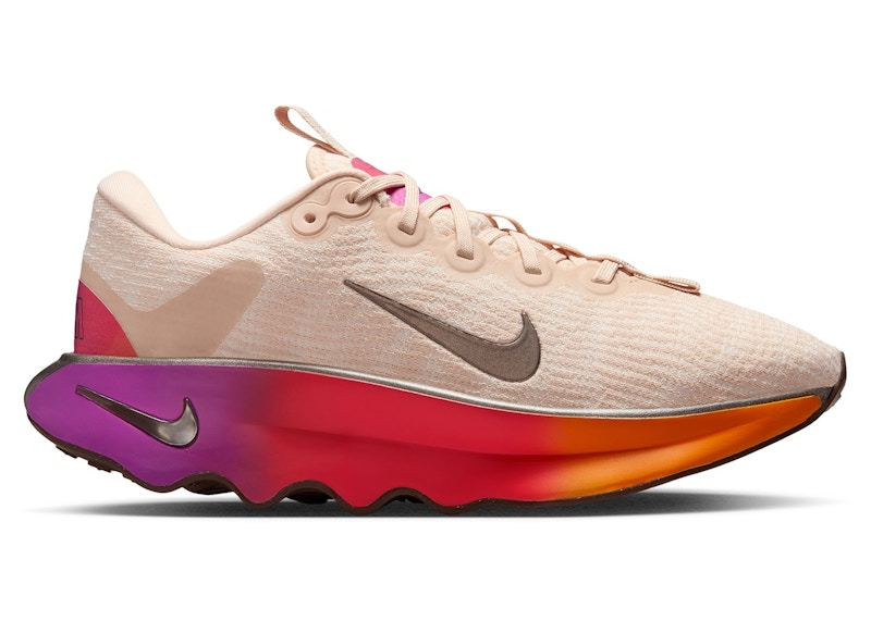 Pre-owned Nike Motiva Se Sunset (women's) Sneakers In Pearl White/pale Ivory/vivid Purple