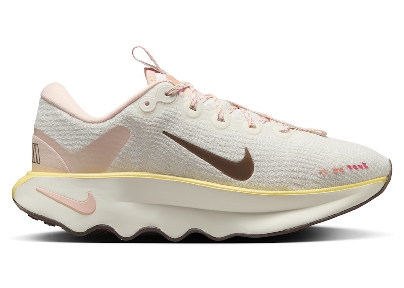 Pre-owned Nike Motiva Mink Brown (women's) Sneakers In Sail/washed Coral