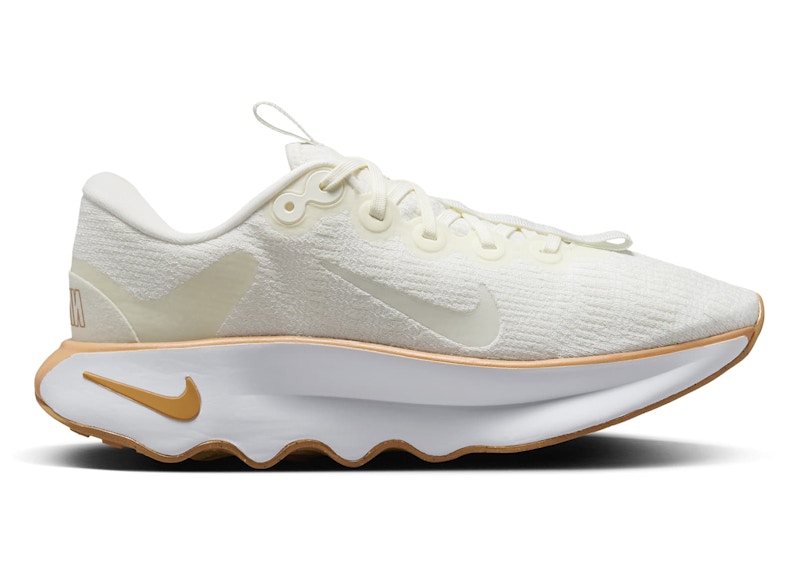 Pre-owned Nike Motiva (women's) Sneakers In Sail/white/copper Moon