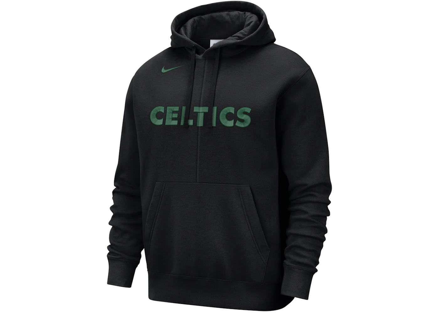 Nike NBA Boston Celtics Courtside Fleece Loose Fit Hoodie Black/Green Men's - SS24 - US