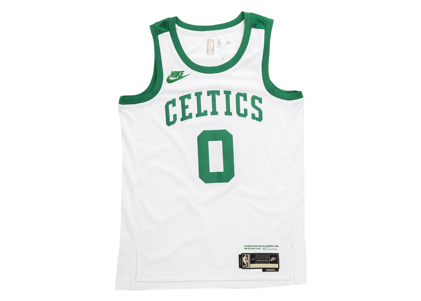 Nike NBA Boston Celtics Jayson Tatum Dri-Fit Jersey White/Green