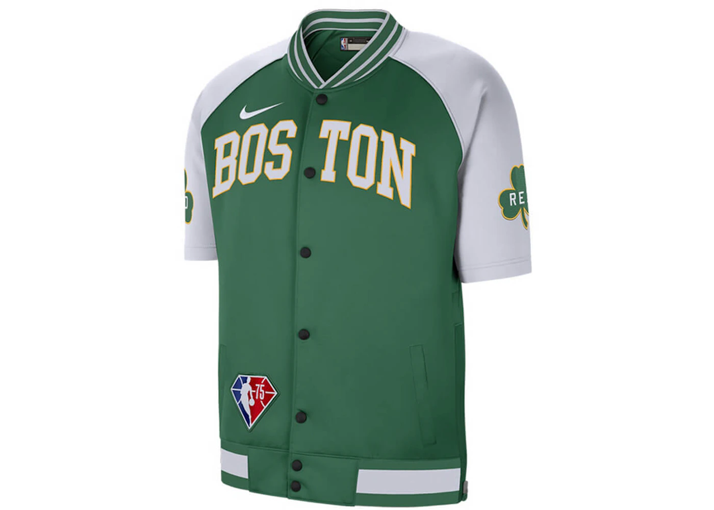 Nike NBA Boston Celtics Show Time City Edition Dri-Fit T-shirt Green/White Men's - US