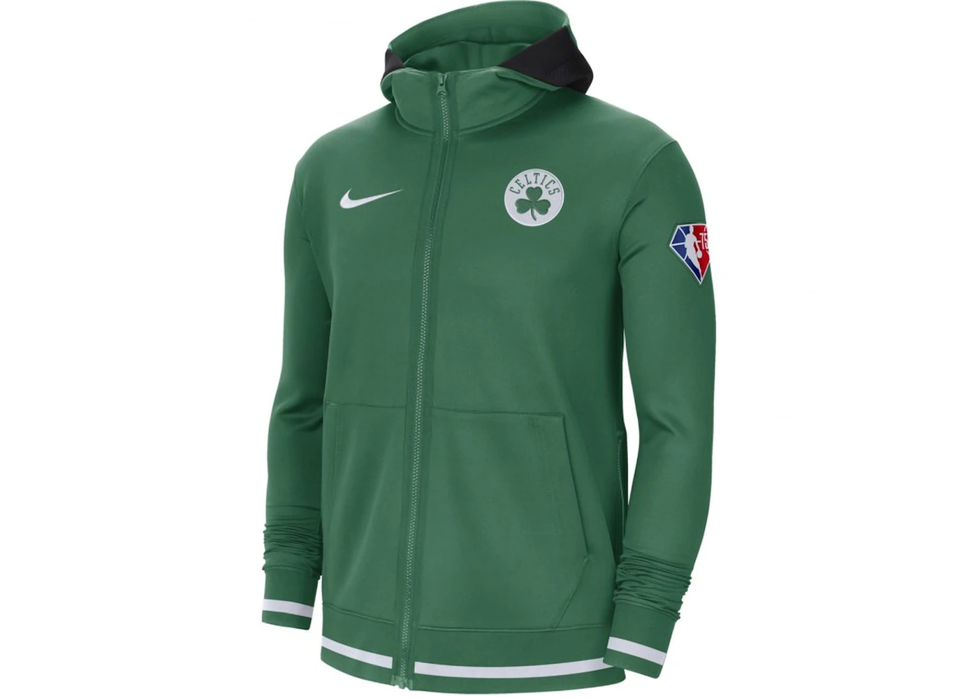 Nike NBA Boston Celtics Showtime Dri-Fit Full-Zip Hoodie Green Men's - SS24 - US