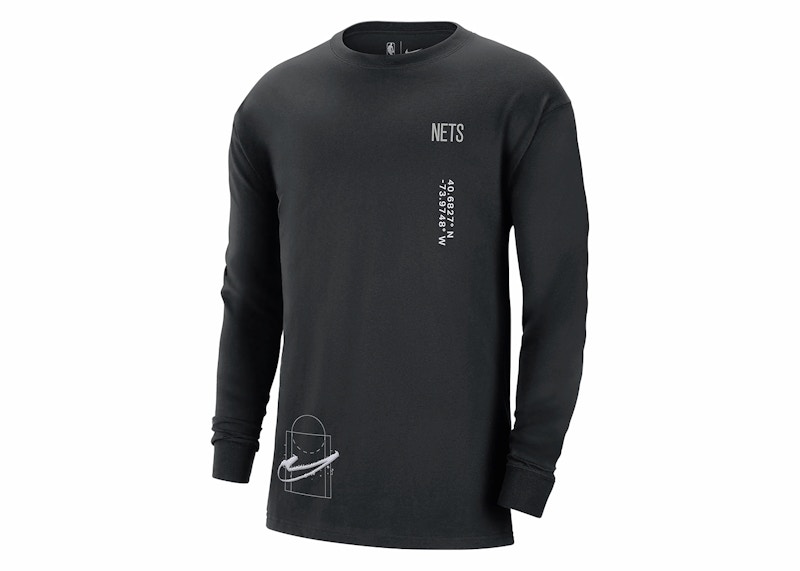 brooklyn nets long sleeve t shirt