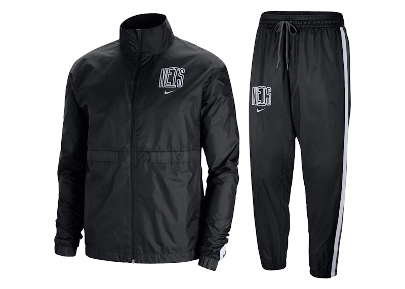 Nike NBA Brooklyn Nets Courtside Tracksuit Core Black/White メンズ