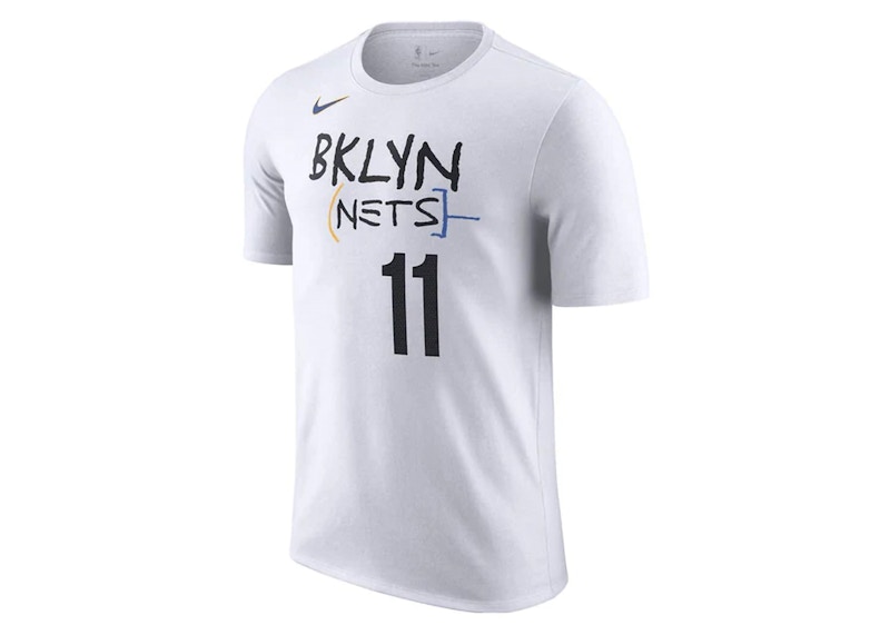 Nike NBA Brooklyn Nets Kyrie Irving City Edition T shirt White Men s SS24 GB