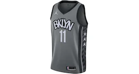 Nike NBA Brooklyn Nets Kyrie Irving Statement Edition 2020 Swingman Jersey Grey/Black