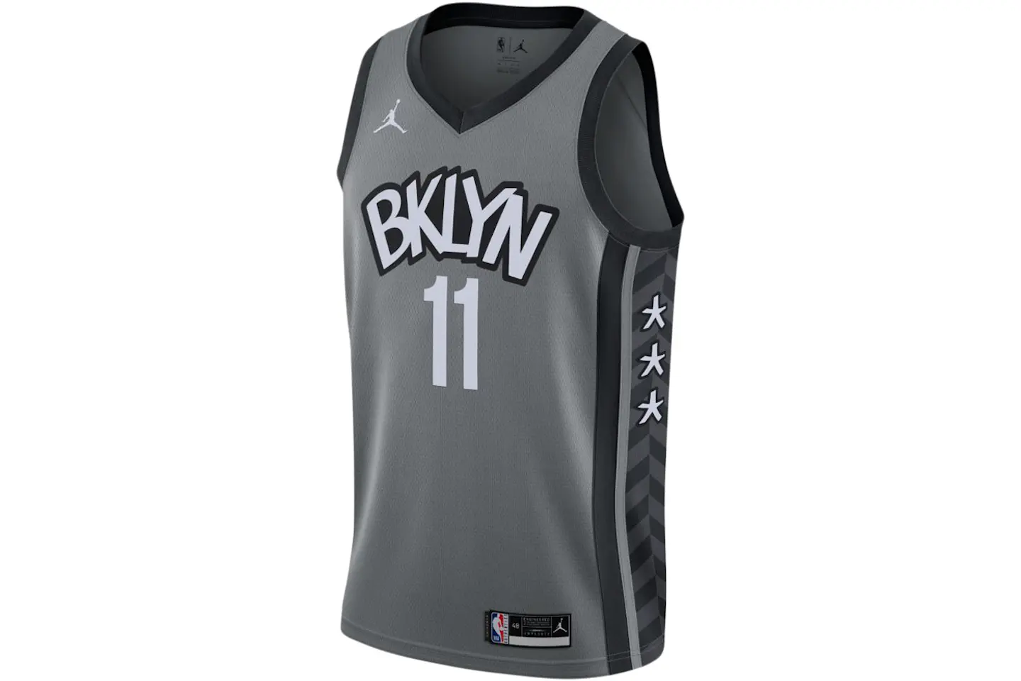 Nike NBA Brooklyn Nets Kyrie Irving Statement Edition 2020 Swingman Jersey Grey/Black Men's - US