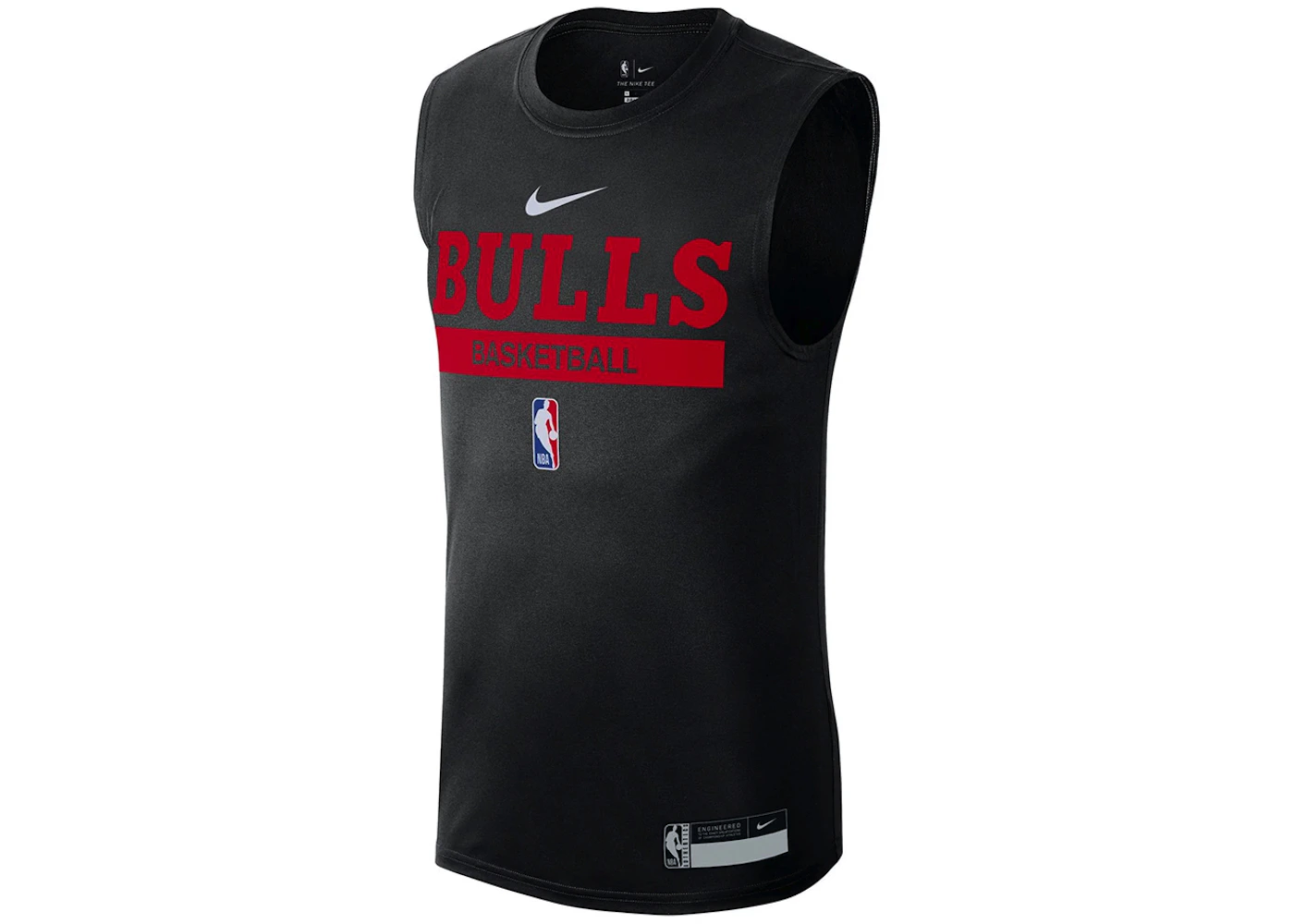 Nike NBA Chicago Bulls Basketball Dri-Fit Men Black Sleeveless Top Black Men's - SS24 - US
