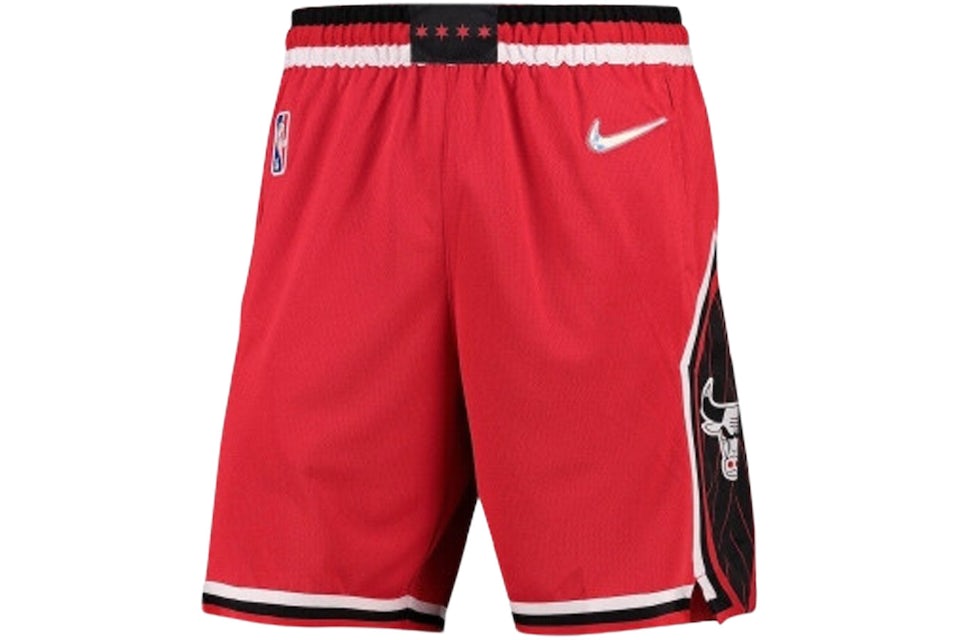 red nba shorts