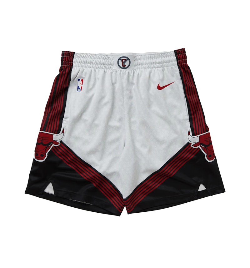 Nike NBA Chicago Bulls City Edition Swingman Shorts White/Chicago