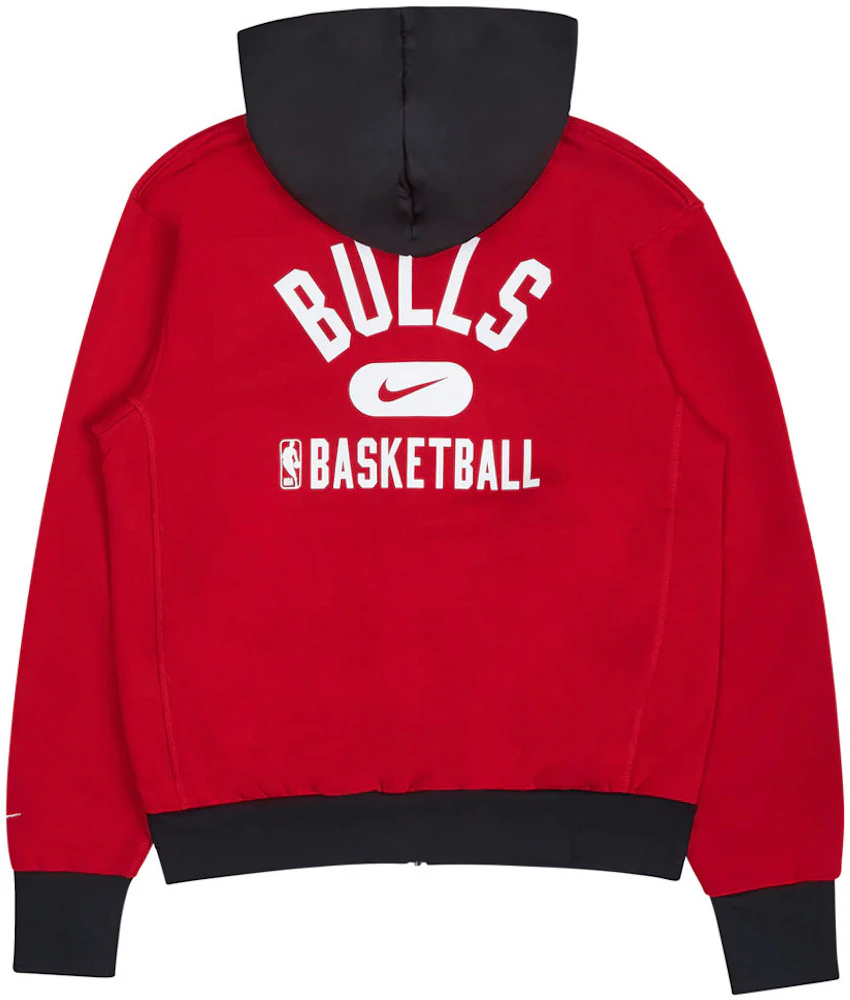 Chicago Bulls Courtside Nike Men's NBA Fleece Pullover Hoodie in Black, Size: Medium | DR9322-010
