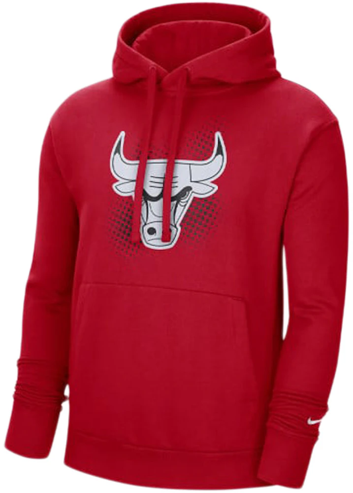 NBA Bulls Pullover Hoodie Red Men's US